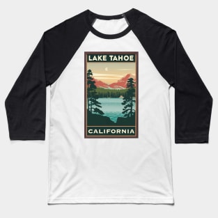 Lake Tahoe Colorblock Baseball T-Shirt